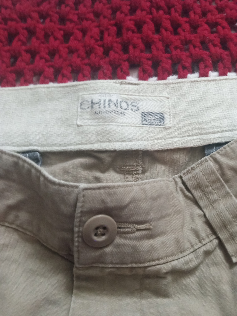 Men's Beige Chino Pants - Chinos - Picture 3 of 9